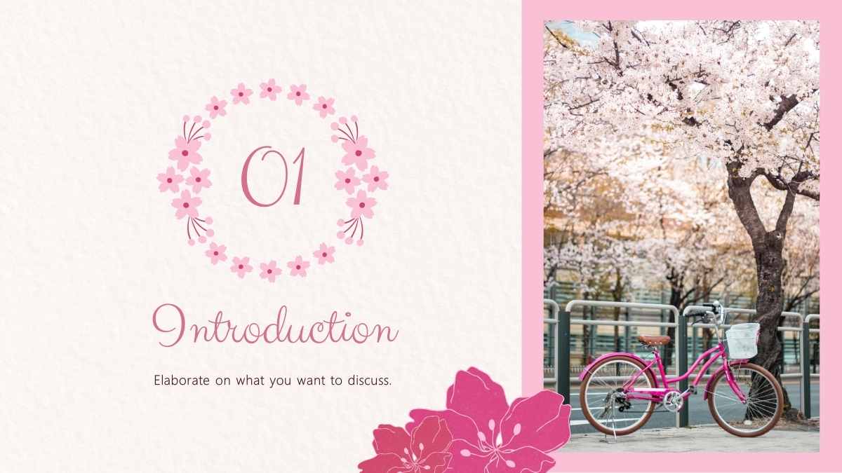 Floral Cherry Blossom Season - slide 3