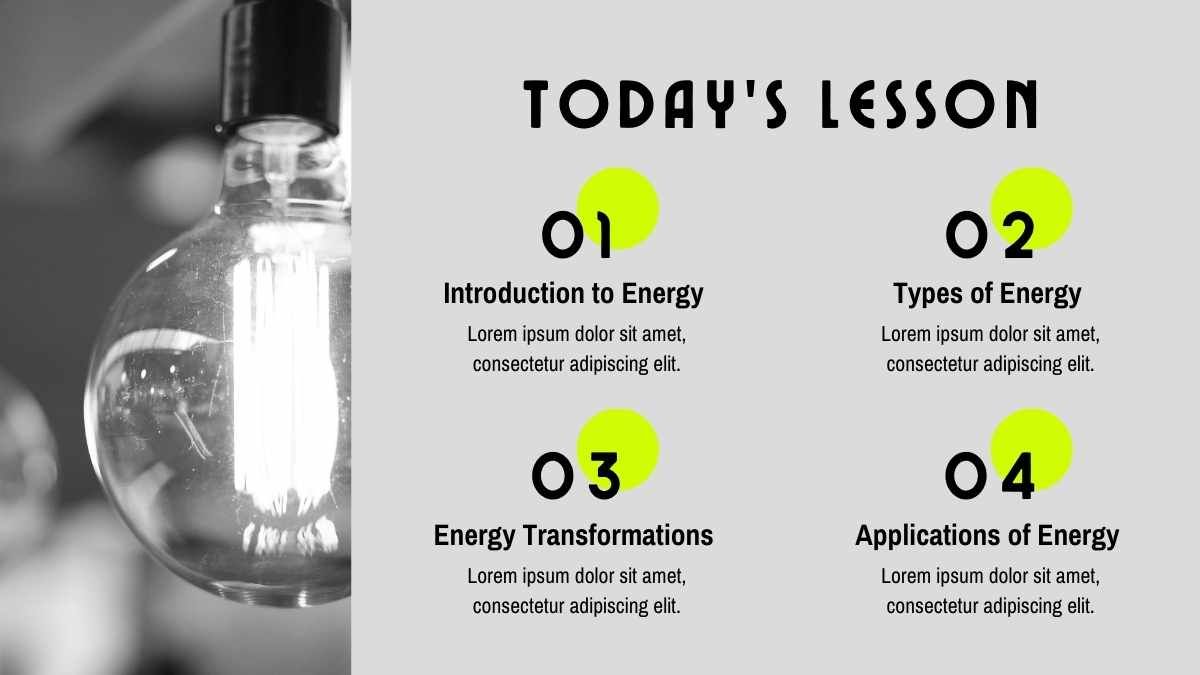 Grey Forms of Energy Science Lesson for Middle School - diapositiva 2