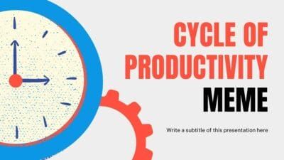 Slides Carnival Google Slides and PowerPoint Template Fun Cycle of Productivity Meme Infographic 1