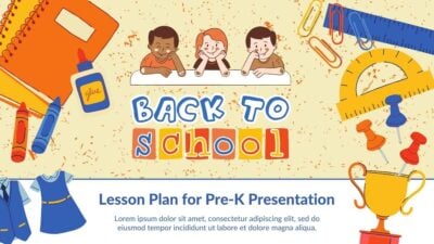 Fun Illustrated Lesson Plan for Pre-K Slides