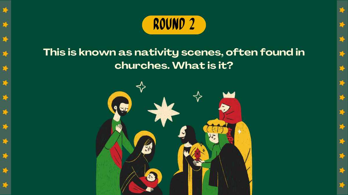 Fun Illustrated Simbang Gabi Church Christmas Background Slides - slide 6