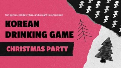 Fun Korean Drinking Game Christmas Party Slides