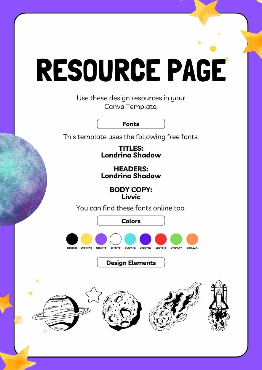 Fun Space Coloring Worksheet - slide 2