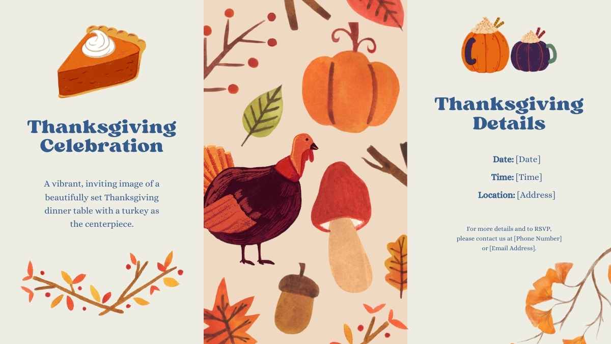 Fun Thanksgiving Brochure Slides - slide 12