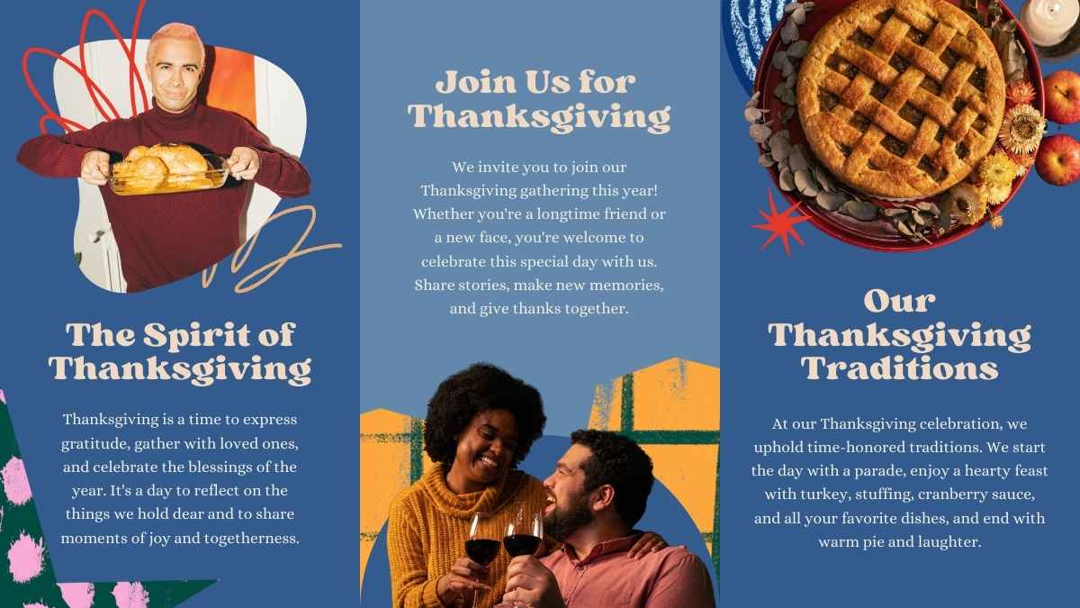 Fun Thanksgiving Brochure Slides - slide 7