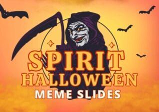 Slides Carnival Google Slides and PowerPoint Template Funny Spirit Halloween Meme Slides 1