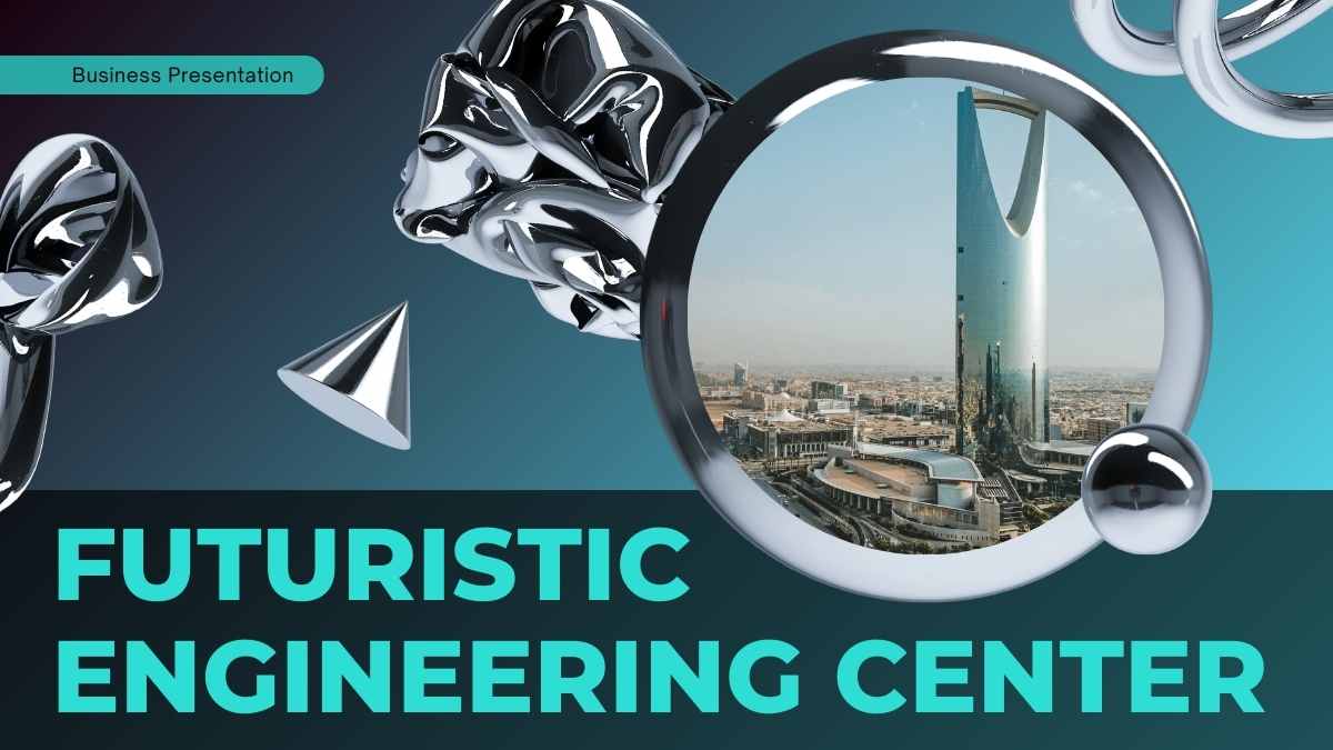 Futuristic Engineering Center Slides - slide 1