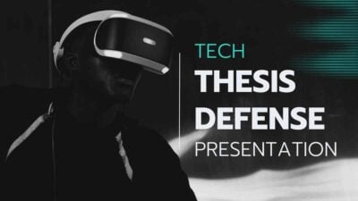 Futuristic Tech Thesis Defense Slides