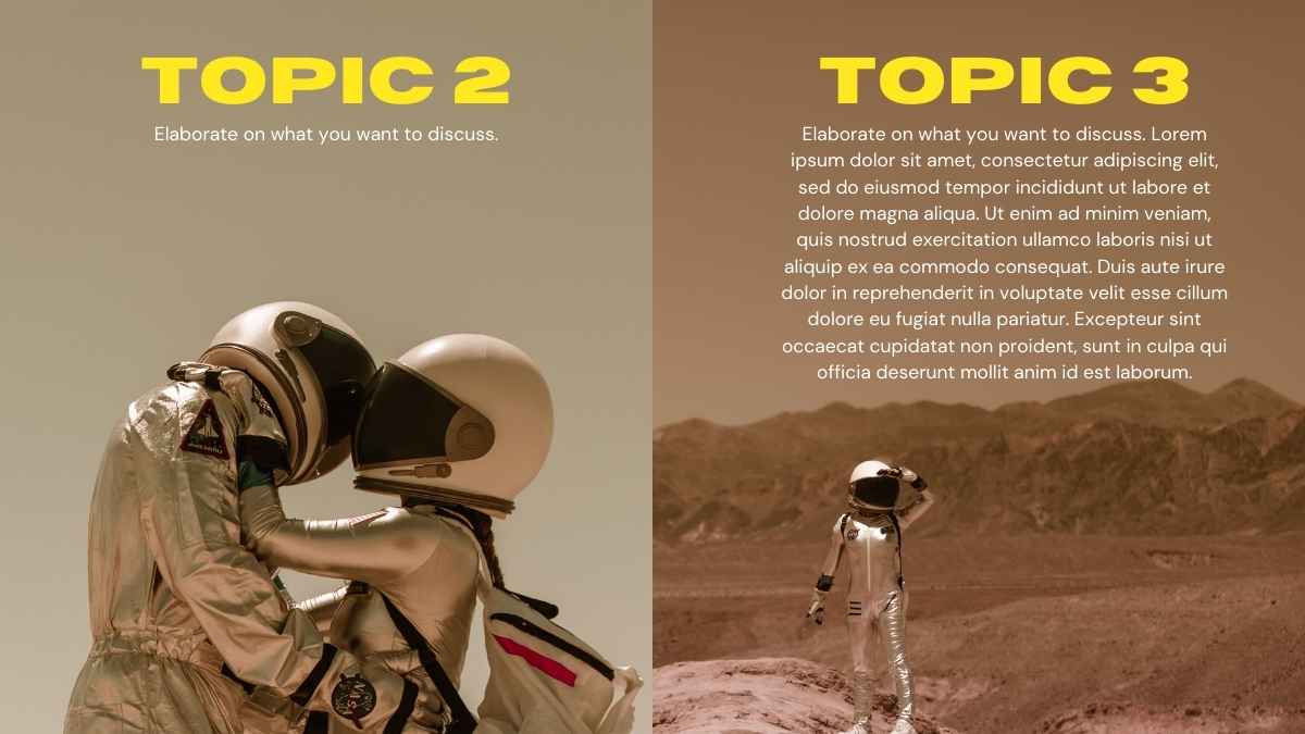 Galactic Space Themed Slides - slide 11