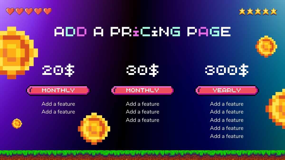 Tese de Estilo de Interface de Jogos Slides - deslizar 12