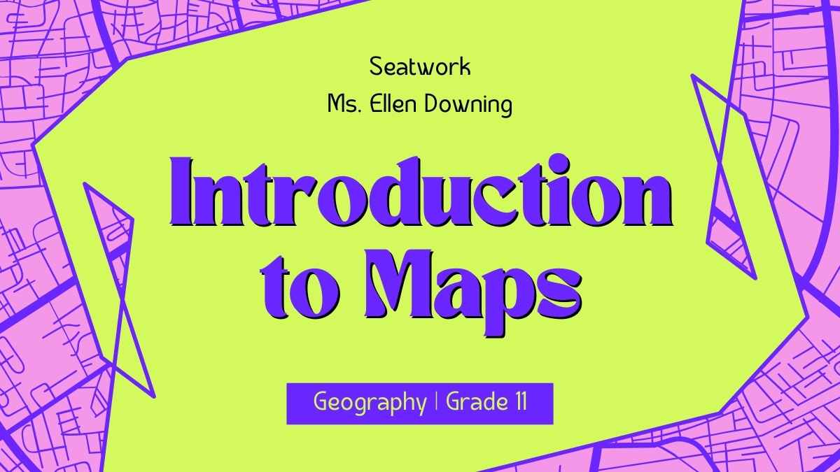 Geography Quiz: Introduction to Maps Slides - slide 1