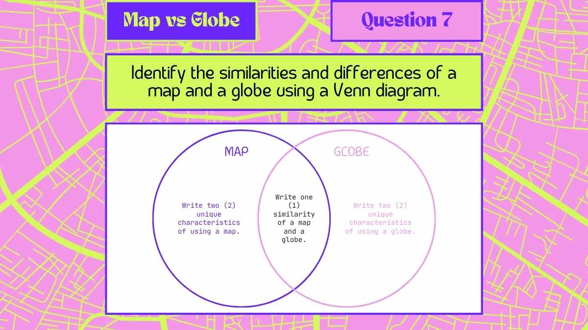 Quiz de Geografia: Introdução aos Mapas Slides - deslizar 13