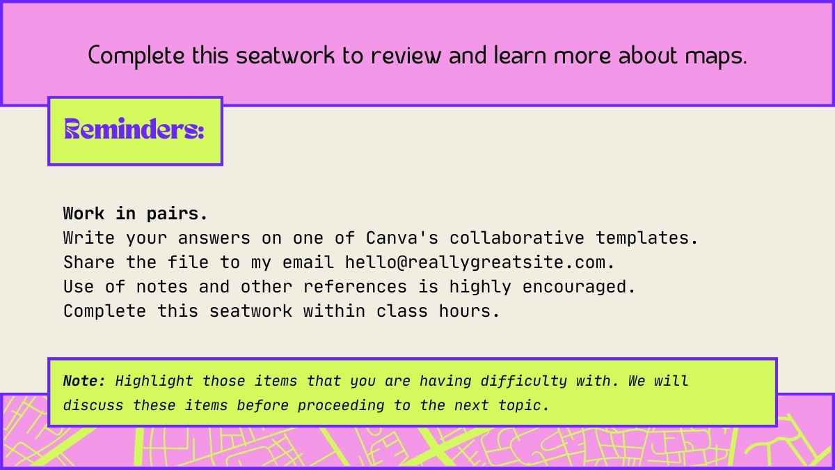 Geography Quiz: Introduction to Maps Slides - slide 3