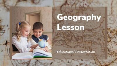 Minimal Geography Lesson Slides