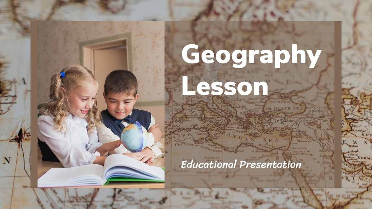 Minimal Geography Lesson Slides - slide 1