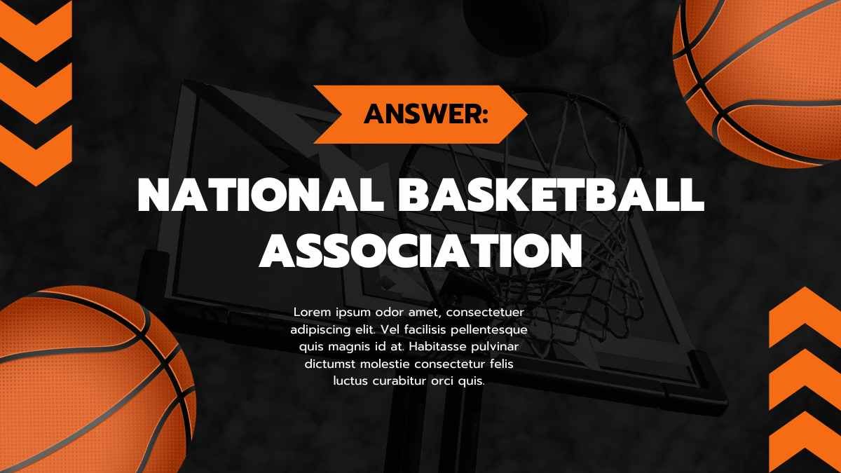 Geometric Basketball Quiz Game Slides - slide 10