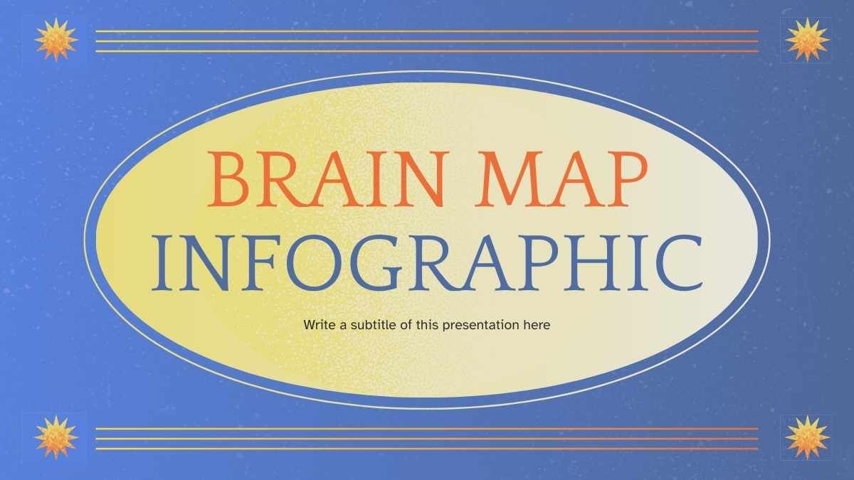 Geometric Brain Map Infographic - diapositiva 1