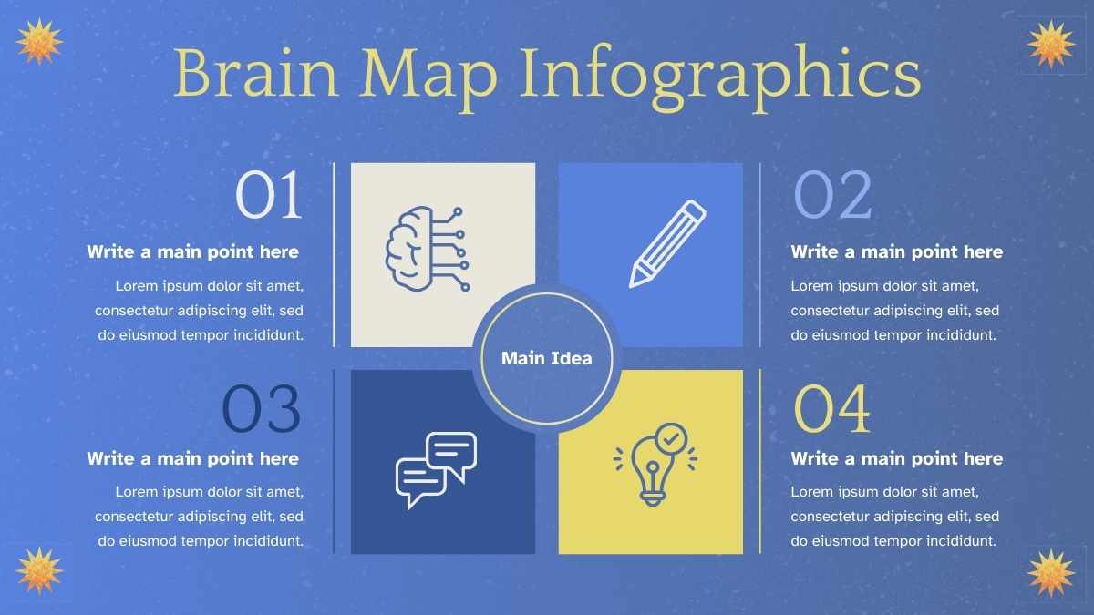 Geometric Brain Map Infographic - slide 2