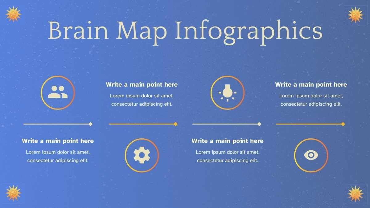 Geometric Brain Map Infographic - diapositiva 7