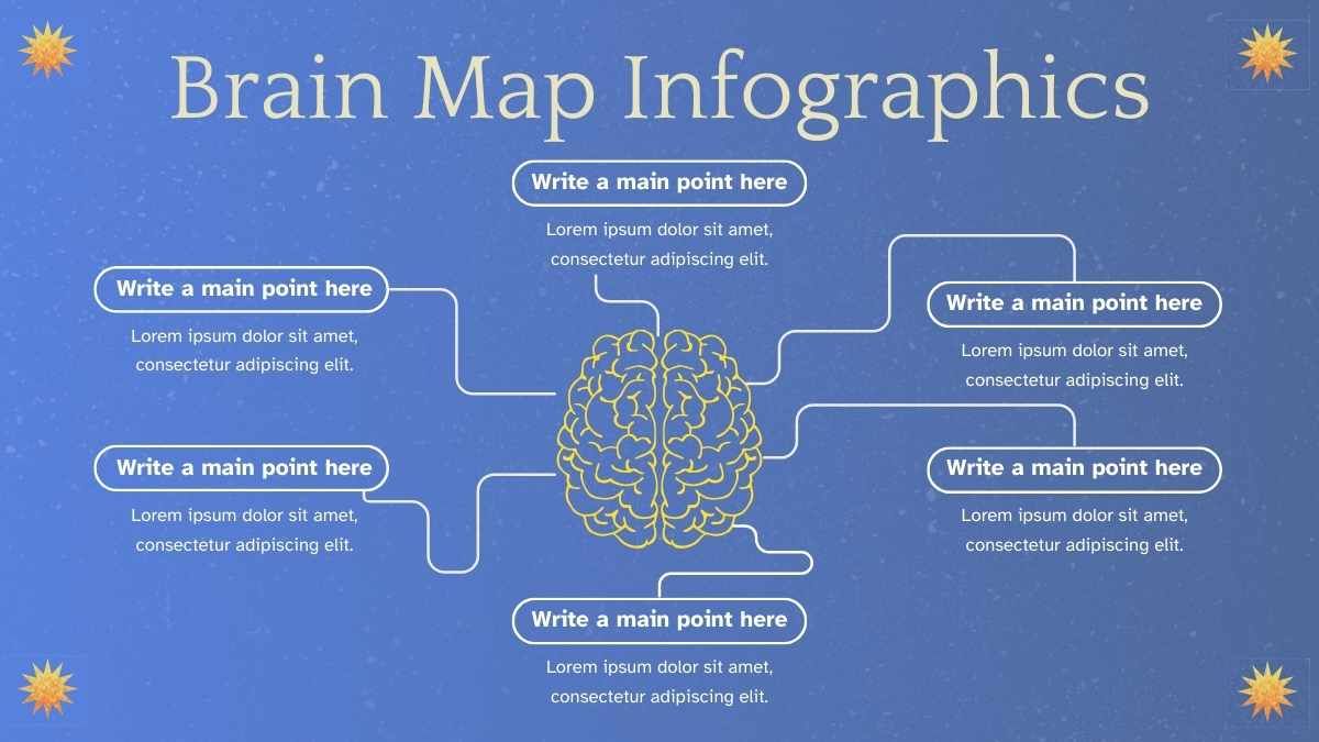 Geometric Brain Map Infographic - slide 9