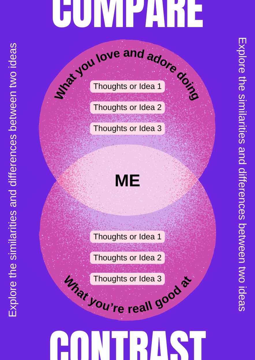 Geometric Compare and Contrast Infographic Slides - slide 1