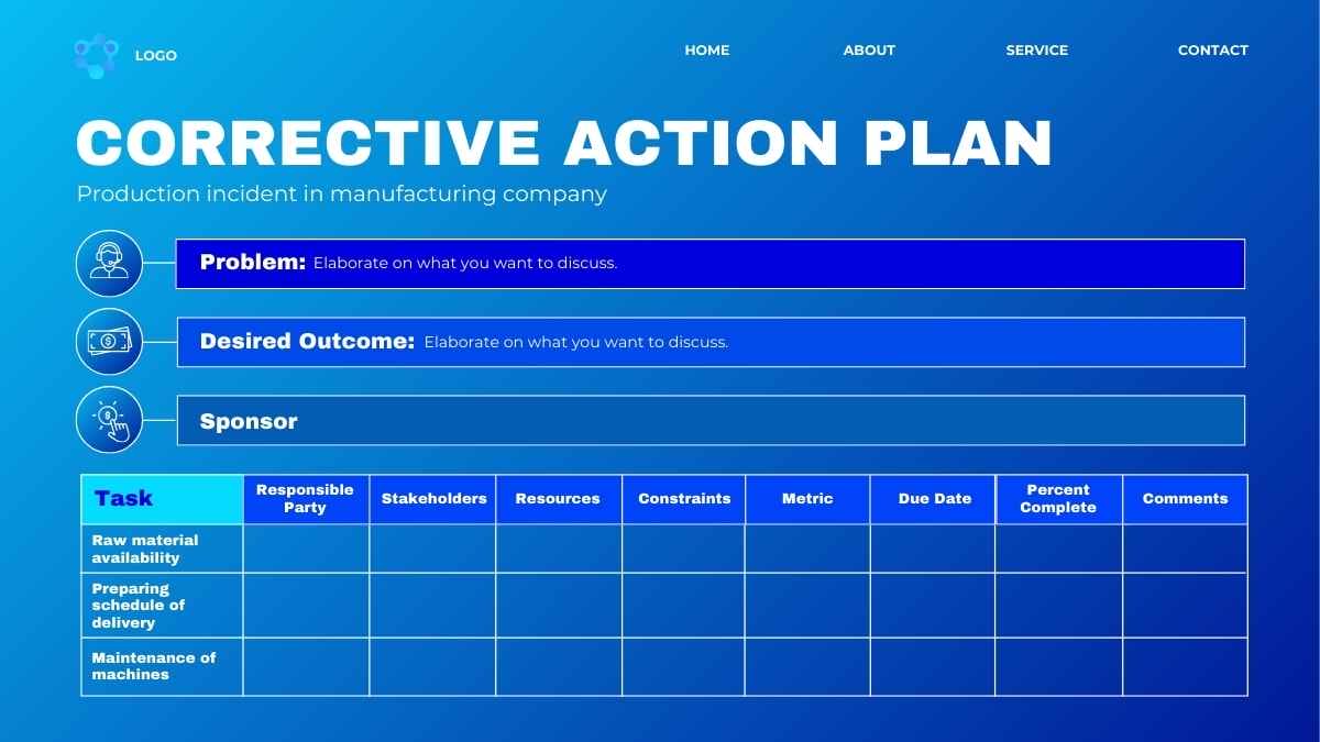 Geometric Corrective Action Plan Slides - slide 11