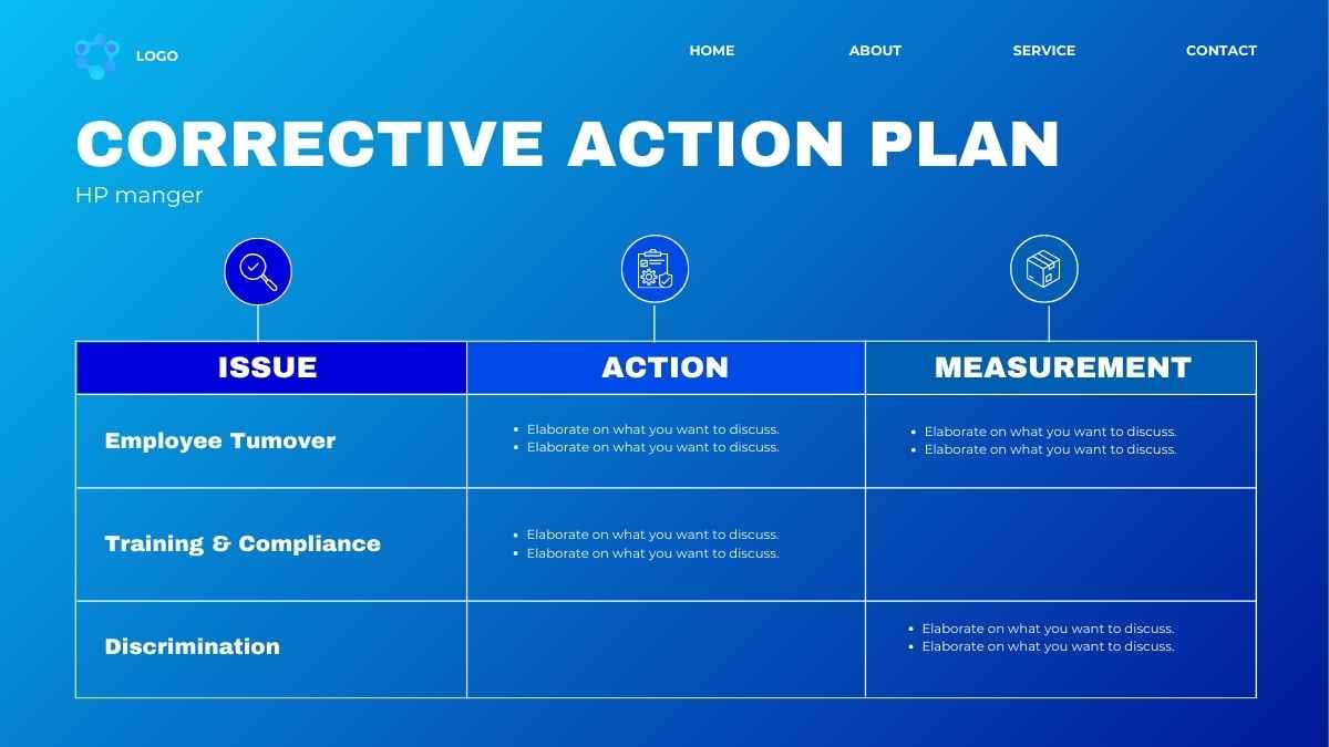 Geometric Corrective Action Plan Slides - slide 12