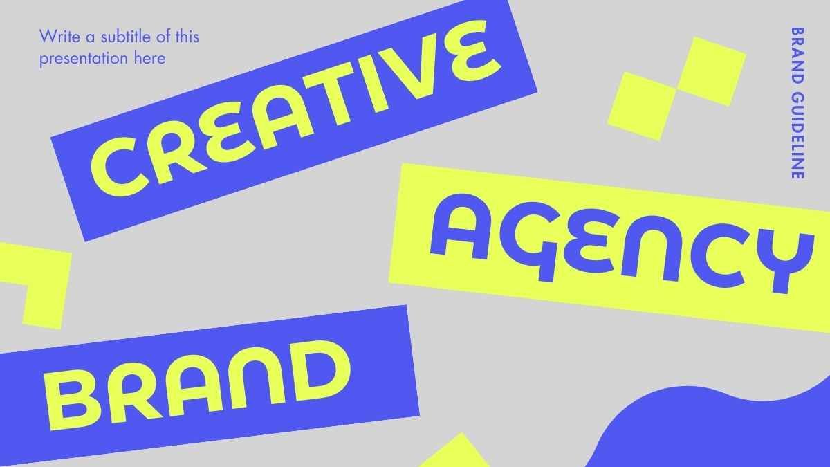 Geometric Creative Agency Brand Slides - diapositiva 2