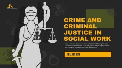 Slides Carnival Google Slides and PowerPoint Template Geometric Crime And Criminal Justice In Social Work Slides 1
