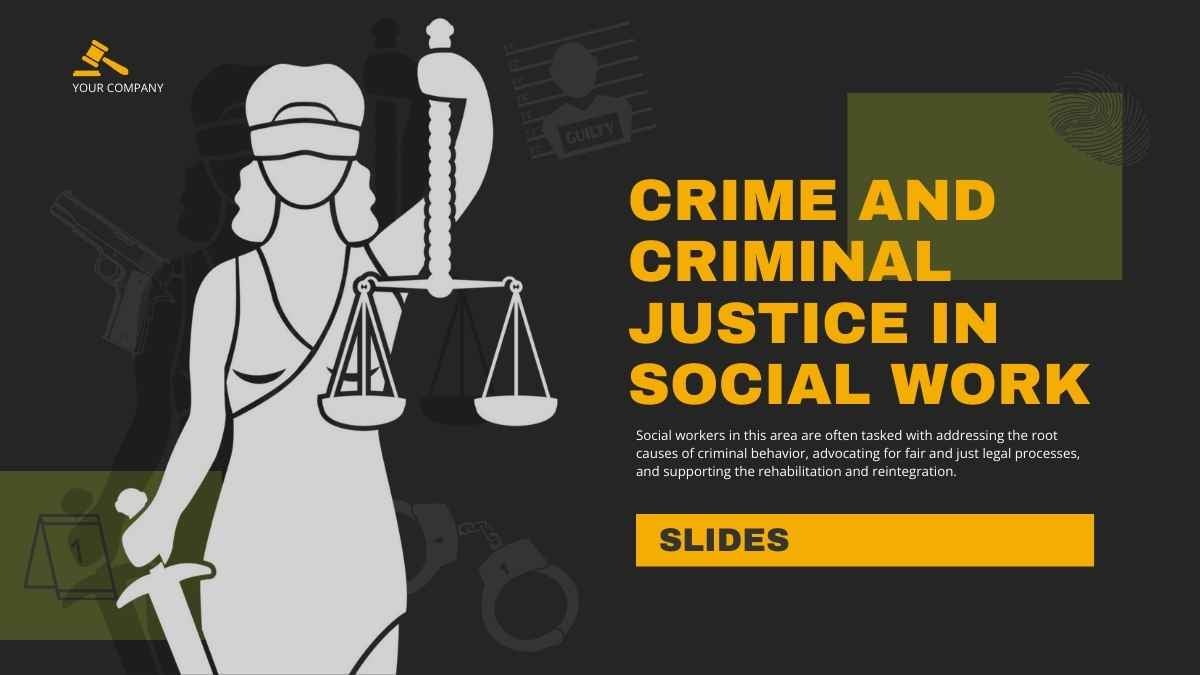 Geometric Crime And Criminal Justice In Social Work Slides - slide 1