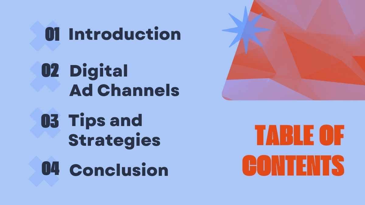 Geometric Digital Advertising Strategy Slides - slide 2