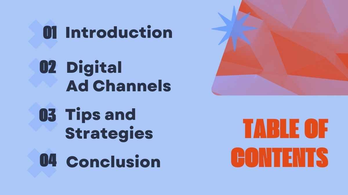 Geometric Digital Advertising Strategy Slides - diapositiva 2