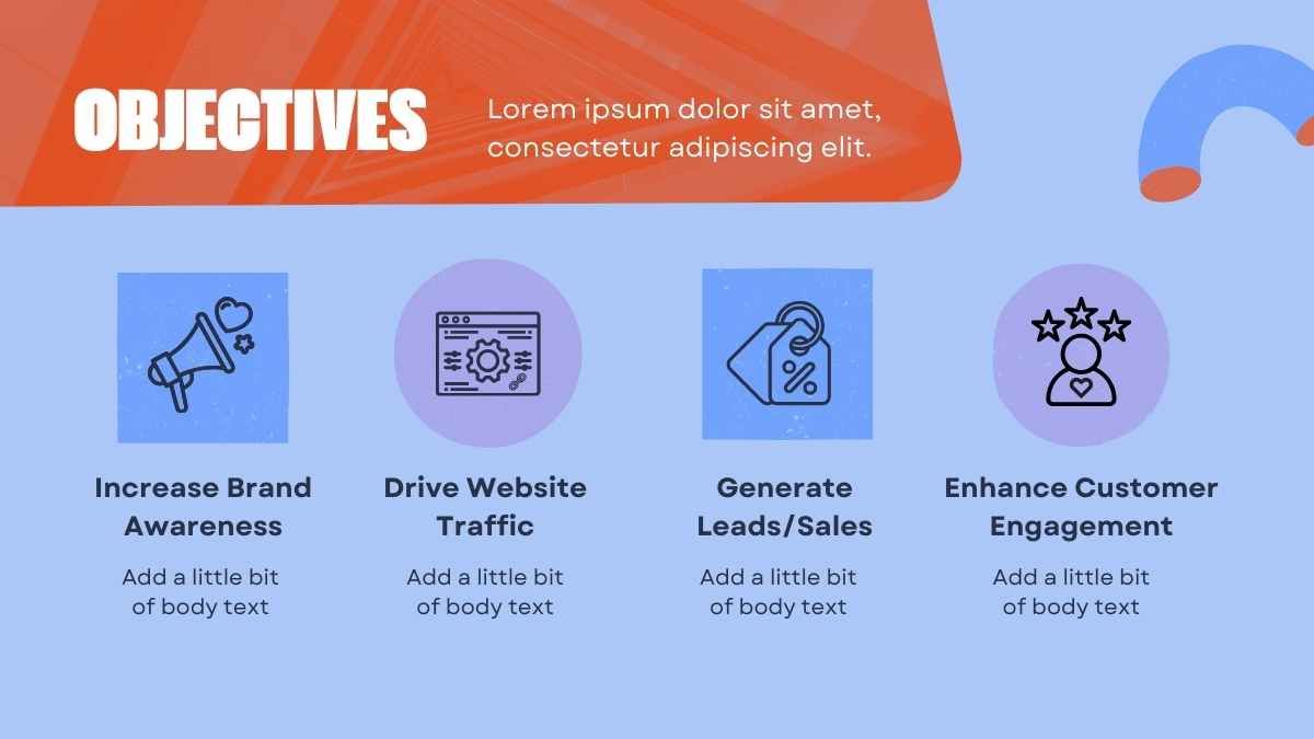 Geometric Digital Advertising Strategy Slides - diapositiva 8