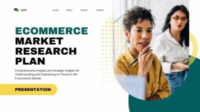 Slides Carnival Google Slides and PowerPoint Template Geometric Ecommerce Market Research Plan Slides 1