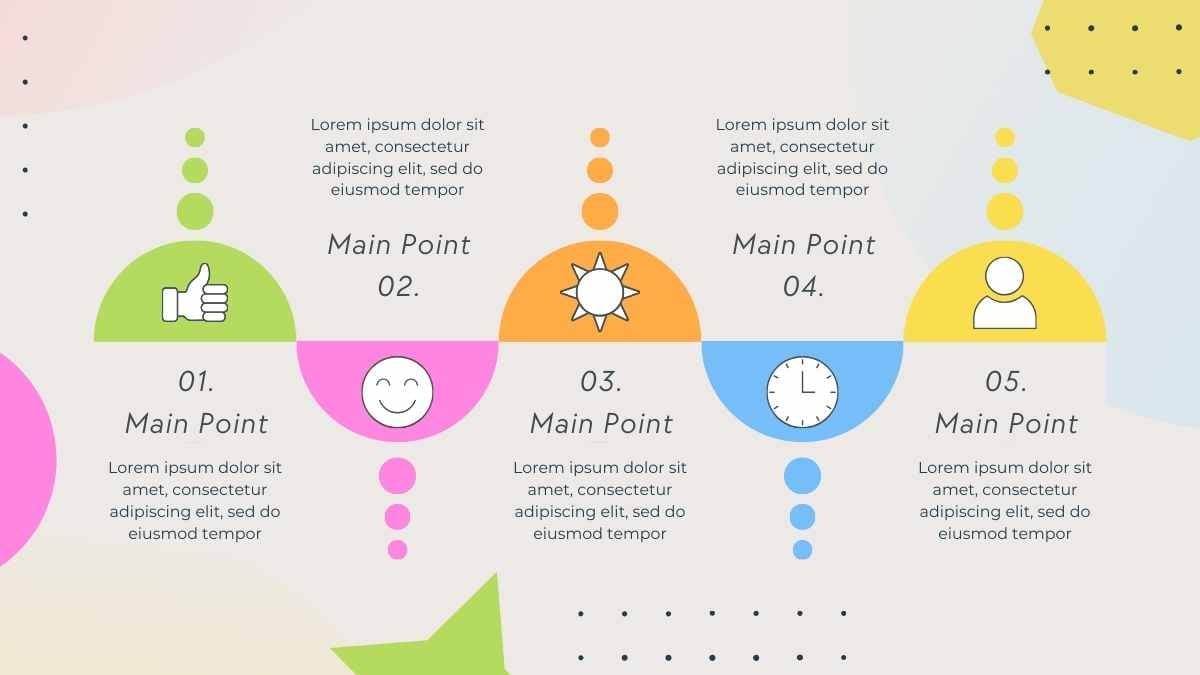 Geometric Elements Timeline Infographics - slide 10