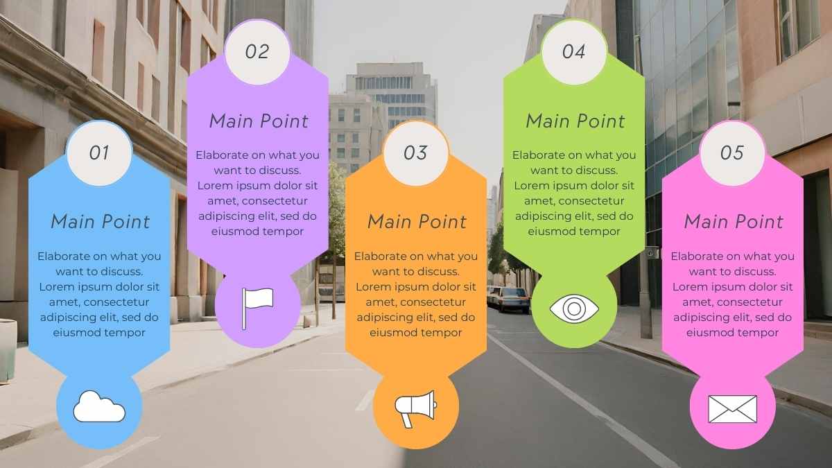 Geometric Elements Timeline Infographics - slide 11