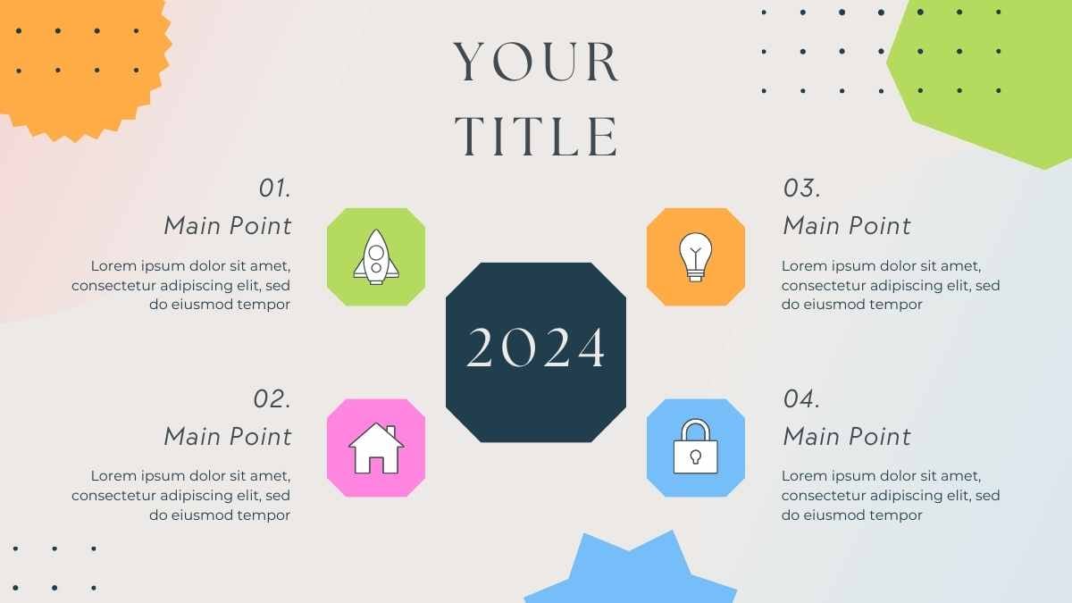 Geometric Elements Timeline Infographics - slide 4