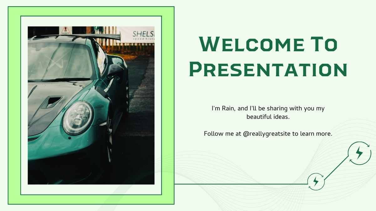 Geometric Energy Saving Electric Vehicle Pitch Deck - diapositiva 5