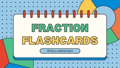 Slides Carnival Google Slides and PowerPoint Template Geometric Fraction Flashcards 1