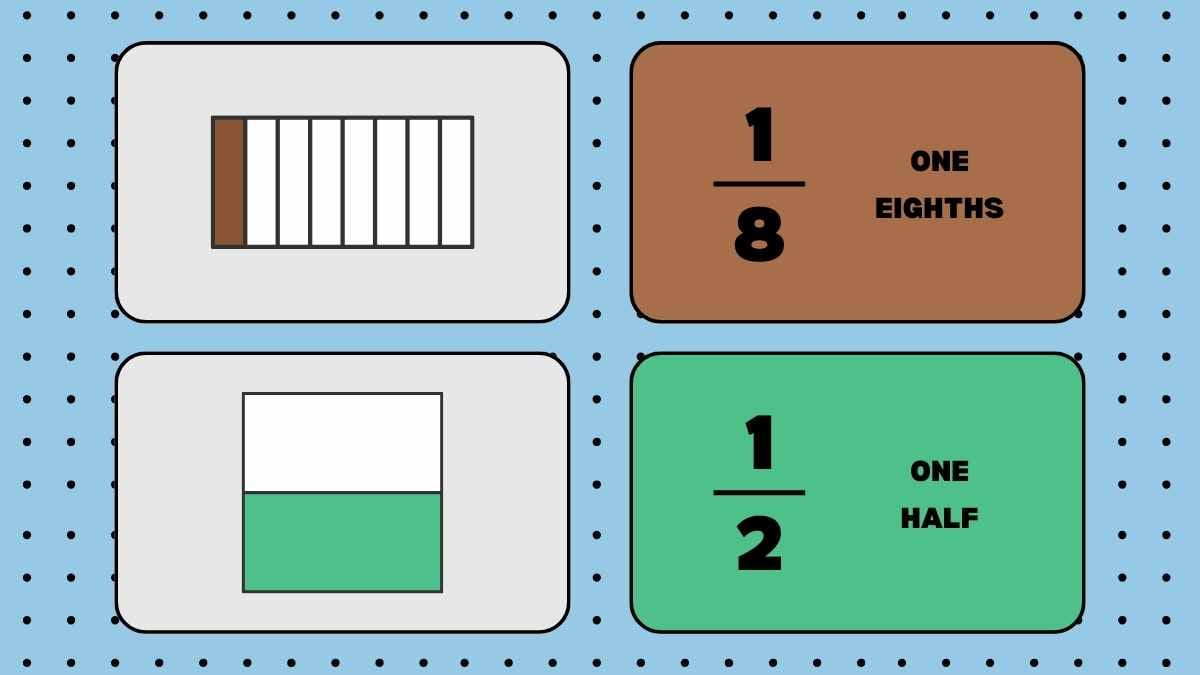 ジオメトリックな分数フラッシュカード - slide 9