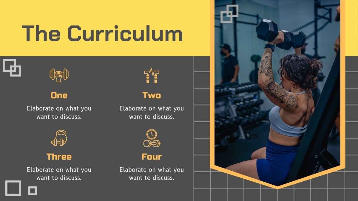 Desata el potencial de tu gimnasio con esta plantilla de PPT y Google Slides de Entrenamiento de Intervalos de Alta Intensidad (HIIT). - diapositiva 8