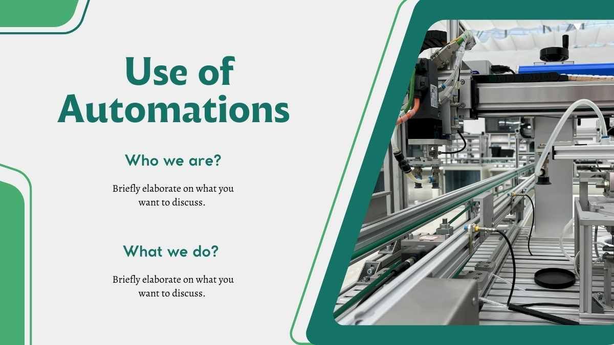 Geometric Industrial Automation Projects Slides - diapositiva 5