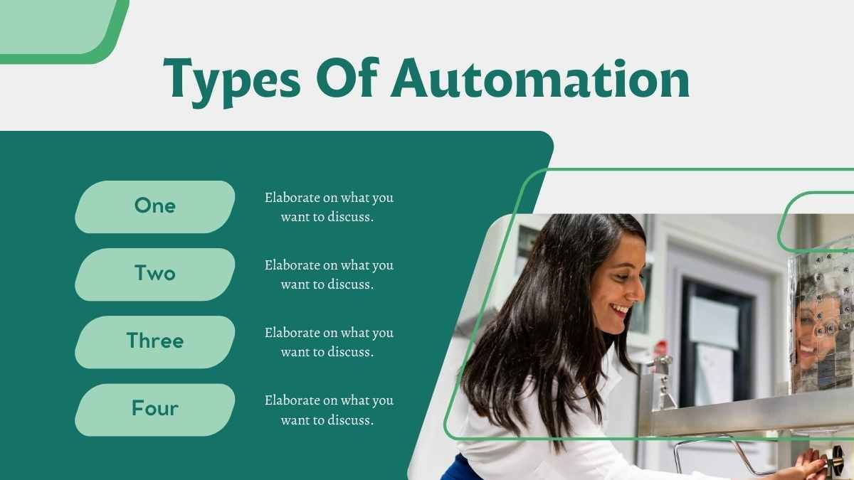 Geometric Industrial Automation Projects Slides - diapositiva 8