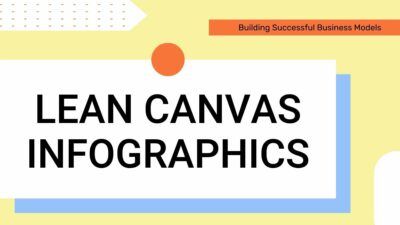 Geometric Lean Canvas Infographics