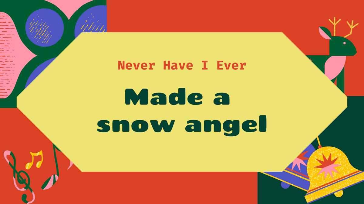 Geometric Never Have I Ever Christmas Party Game - slide 12