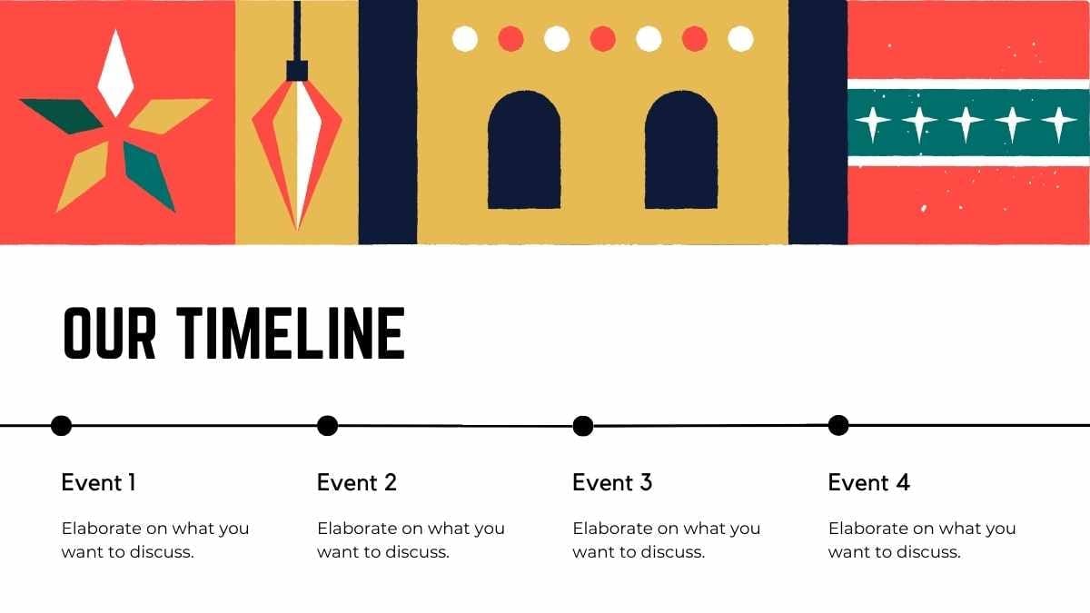 Plantillas Minitema de Perspectiva Geométrica para el Año Nuevo - diapositiva 15