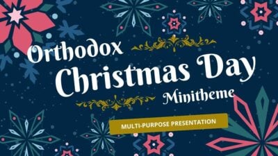 Geometric Orthodox Christmas Day Minitheme Slides