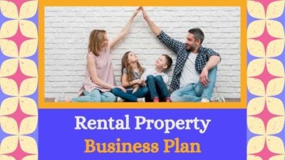 Geometric Rental Property Business Plan Slides