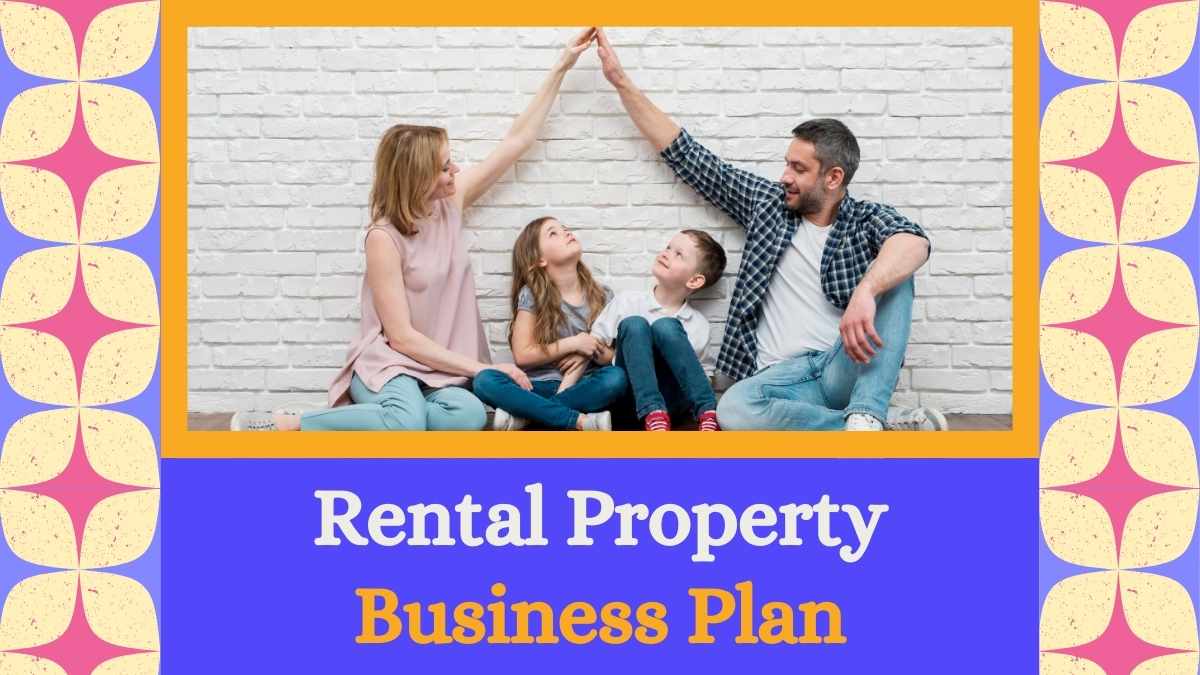 Geometric Rental Property Business Plan Slides - slide 1