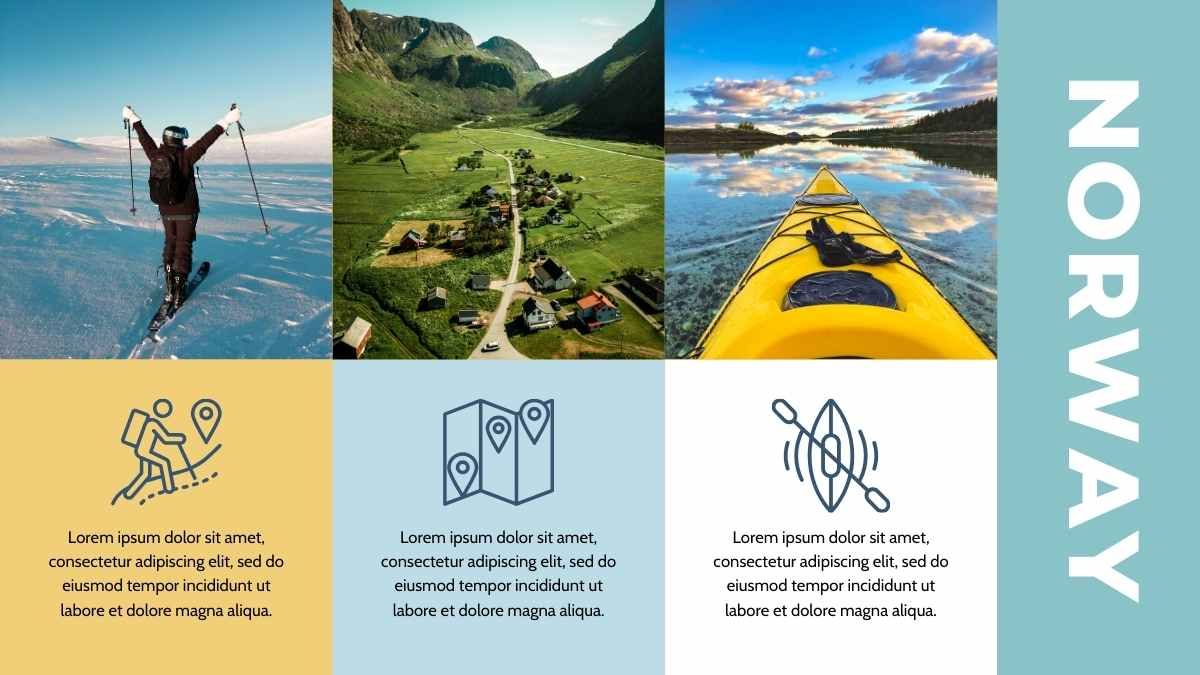 Geometric Scandinavia Travel Guide Slides - diapositiva 14